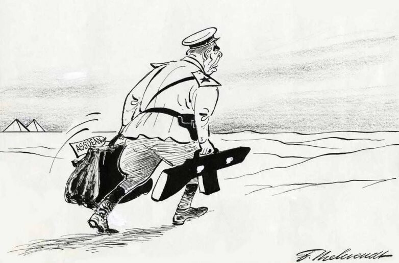 Карикатуры на Брежнева и советских руководителей в иностранной прессе