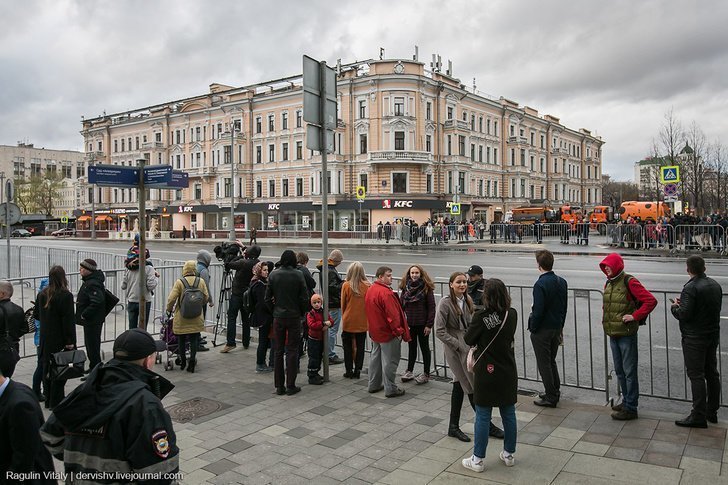 Минувшей ночью прошла первая репетиция парада, посвященного годовщине Победы