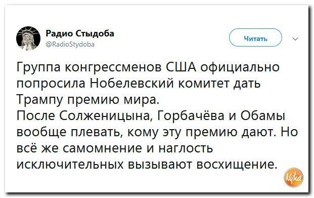 Политические коментарии соцсетей - 469