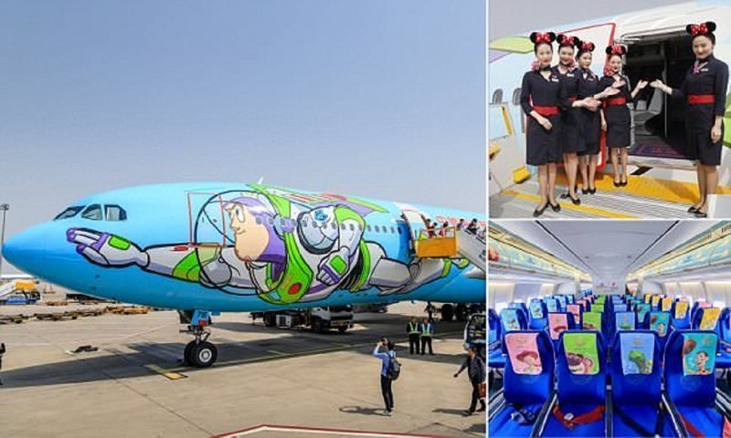Китайцы запустили рейсовый самолет, посвященный "Истории игрушек"