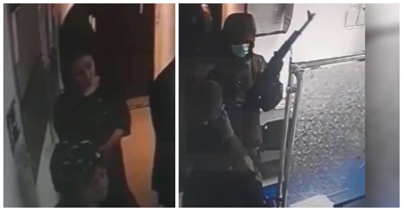 В Ингушетии бандиты с оружием напали на почту: видео