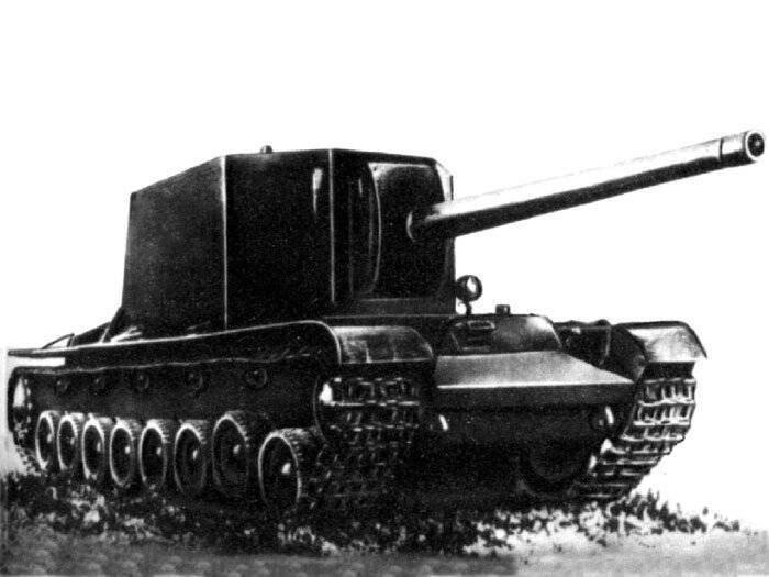 Сверхтяжелая самоходная артиллерийская установка СУ-100Y предвоенной разработки