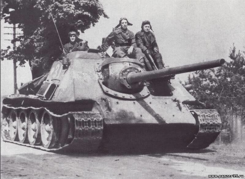 Не захваченная немцами СУ-85.