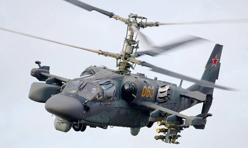 В Сирии разбился российский боевой вертолет Ка-52