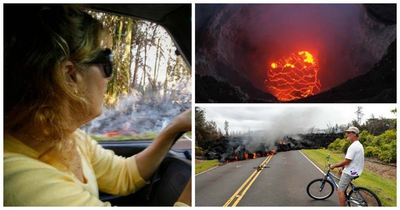 "Богиня Пеле вернулась за своей землей": горящая лава поглощает Гавайи
