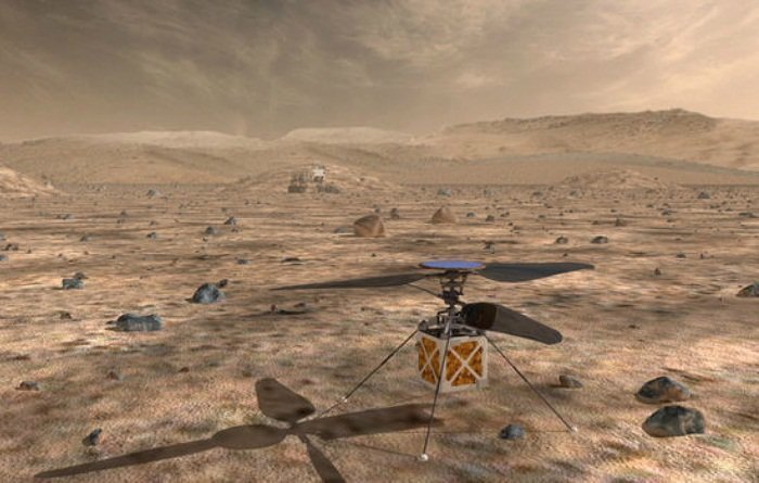 NASA планирует осваивать Марс с помощью портативного вертолета