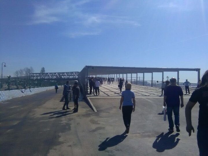 На Крестовском острове открылся второй пешеходный мост