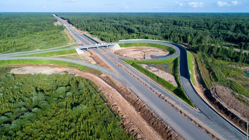 Сейчас строится в России. Пост номер 1. Автомагистраль Москва — Санкт-Петербург
