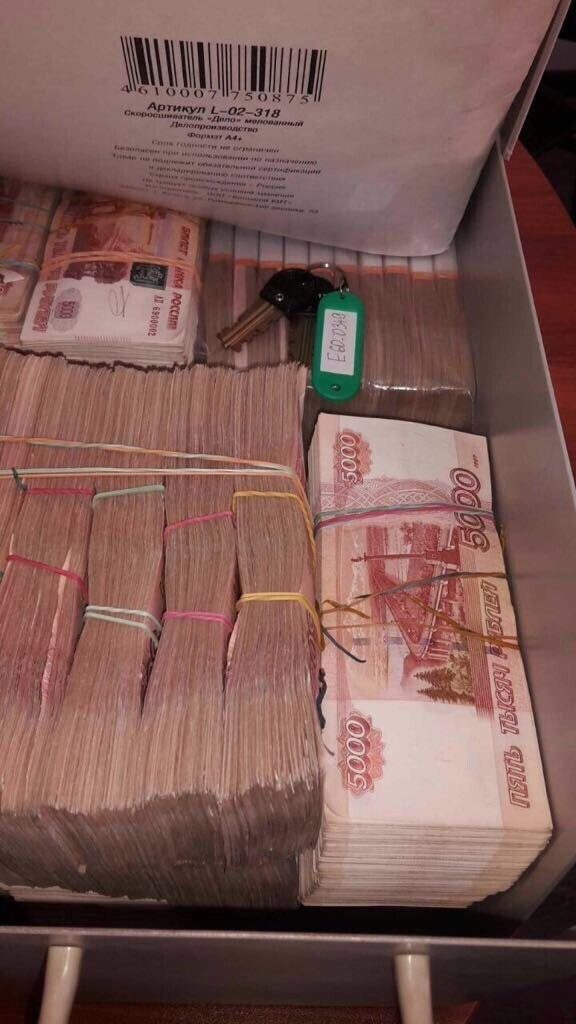 Деньги в сейфах, пакетах и коробках — фото обыска чиновника Ростехнадзора