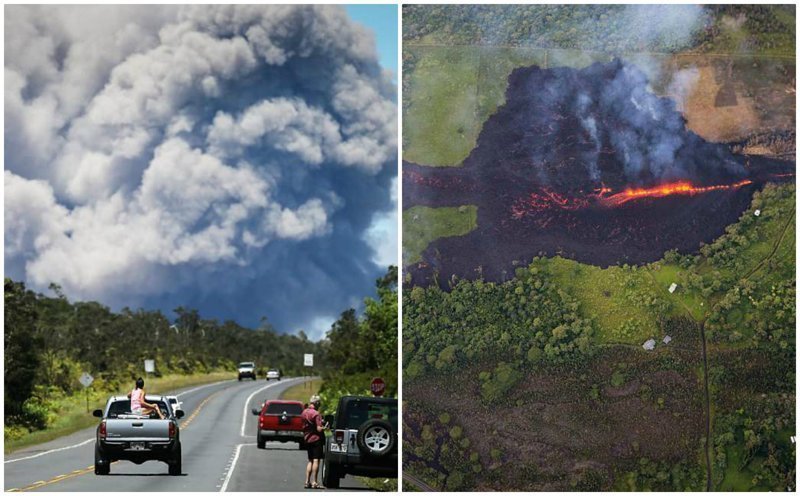 Из-за извержения вулкана на Гавайях объявлен красный уровень тревоги