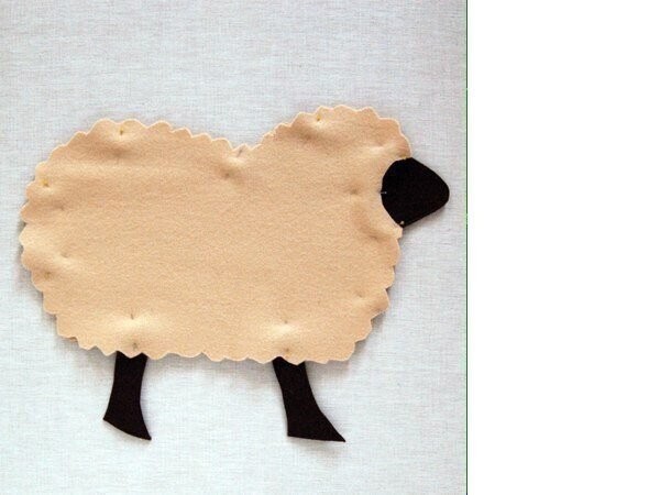 Декоративные подушки в виде овечек своими руками