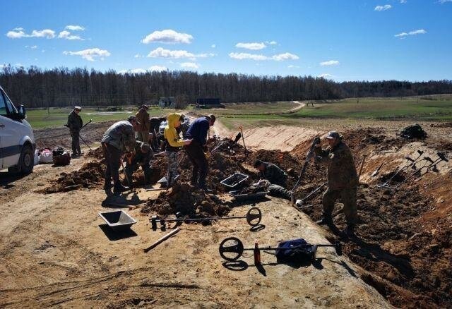 В Латвии обнаружили останки 95 советских солдат