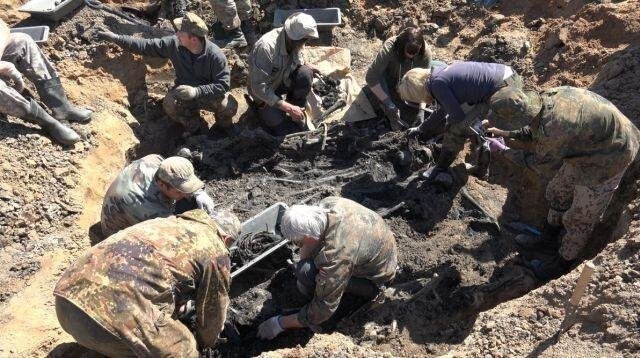 В Латвии обнаружили останки 95 советских солдат