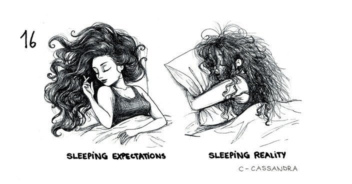 И даже когда вы спите, с вашими волосами происходит нечто невообразимое