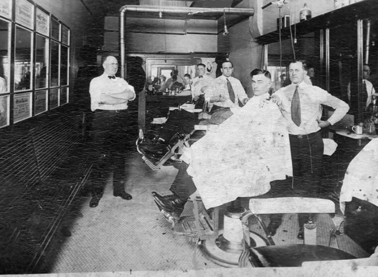 Парикмахерская в Алабаме, 1920-е годы