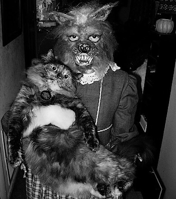 24. Девушка в костюме кошки на Хэллоуин, США, 1968 год