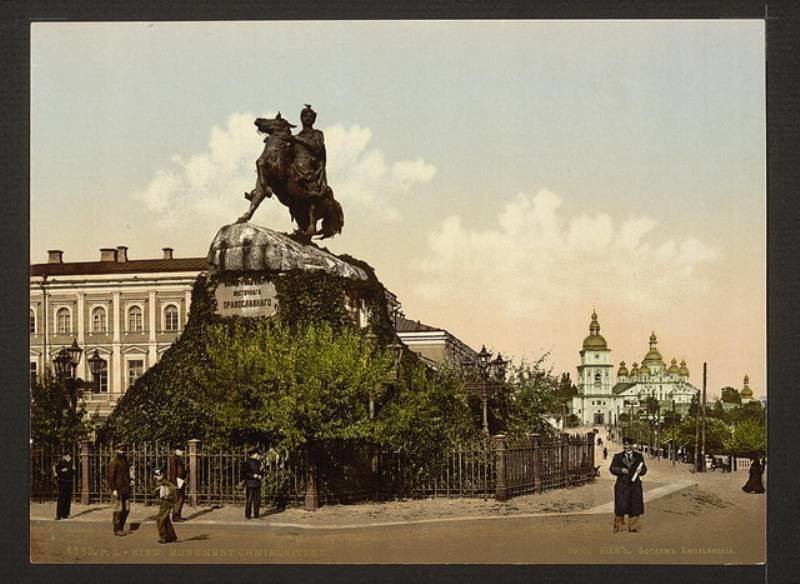 Памятник Богдану Хмельницкому (1888 г.)