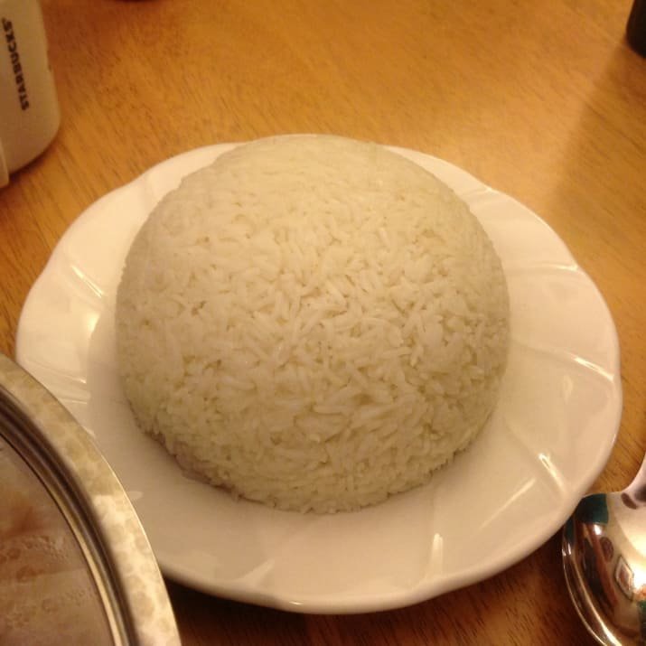 А вот идеальная сервировка риса на гарнир