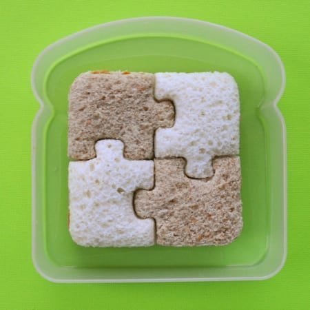 Сэндвич-паззл - идеален для детского завтрака!