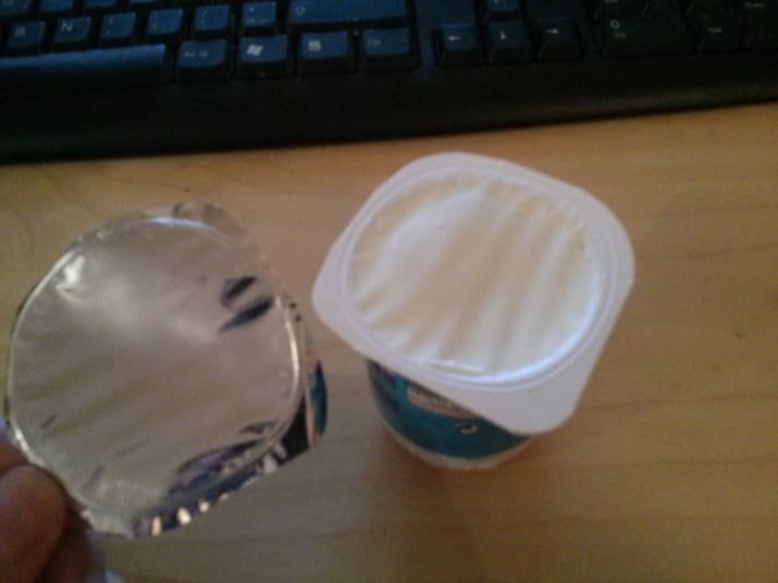 Впрочем, этот йогурт поспорит с предыдущим в идеальности формы