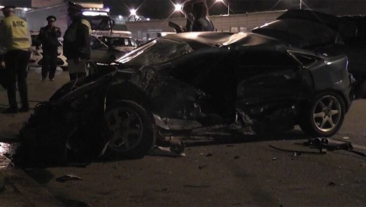 Авария дня. Три автомобиля столкнулись на Ярославском шоссе