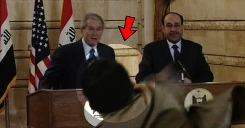 Помните араба, который запустил башмаком в Буша — младшего? Так что же с ним стало?