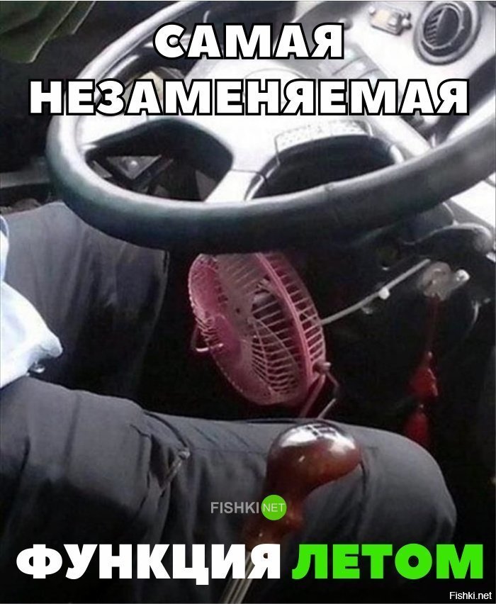 Самая не заменяемая функция летом