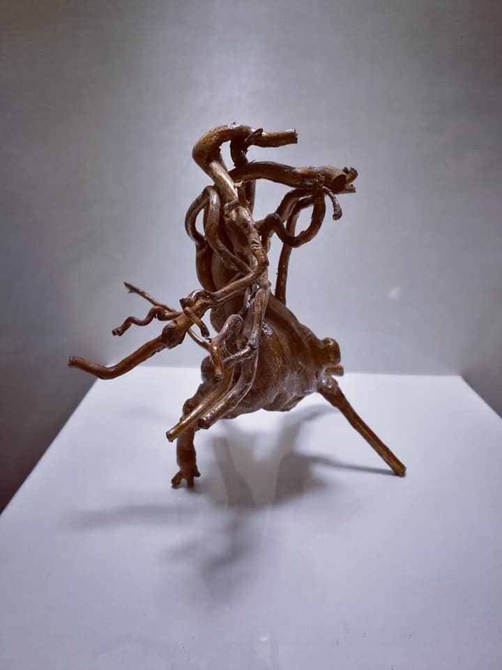Сивка-Бурка, дерево выс. 12см х дл. 21 х ш. 16 см Валерий Айрапетян лесная скульптура