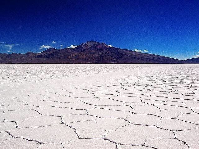 Солевая пустыня в Боливии