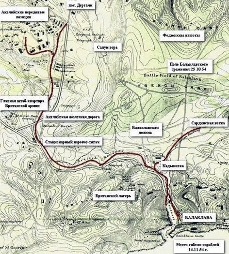 Карта протяженности железнодорожных путей