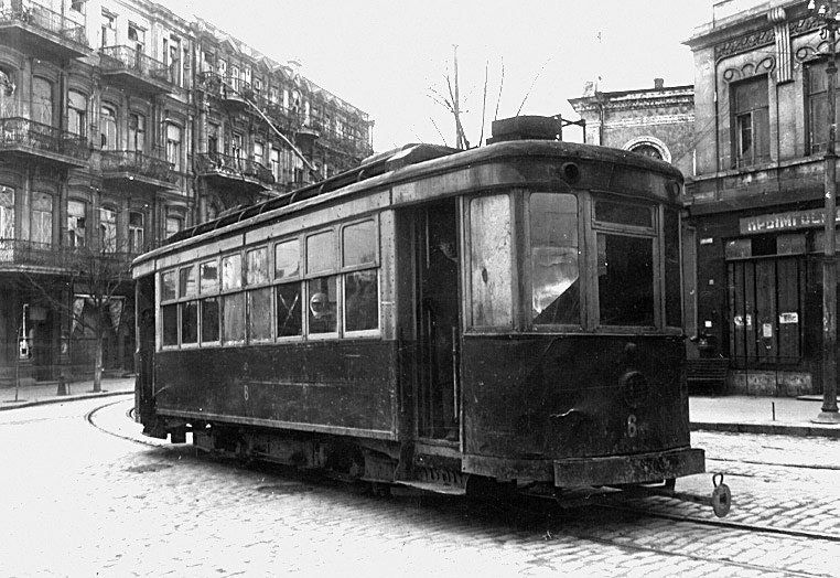 Трамвай. Севастопольский трамвай. 1941 г.