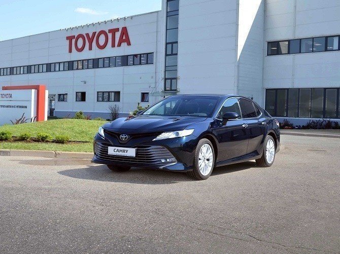 В Санкт-Петербурге дан старт производству Toyota Camry нового поколения