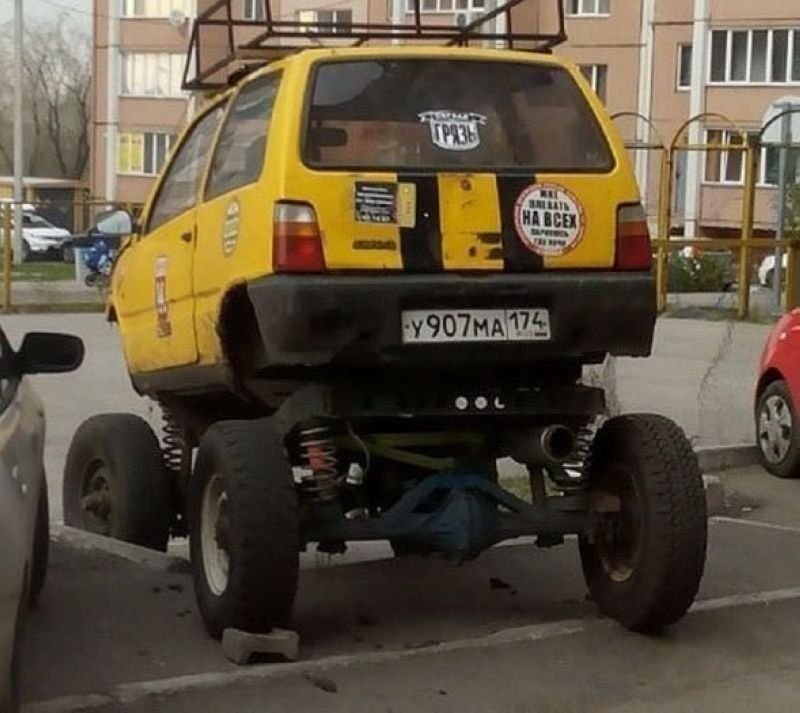 Подборка автомобильных приколов