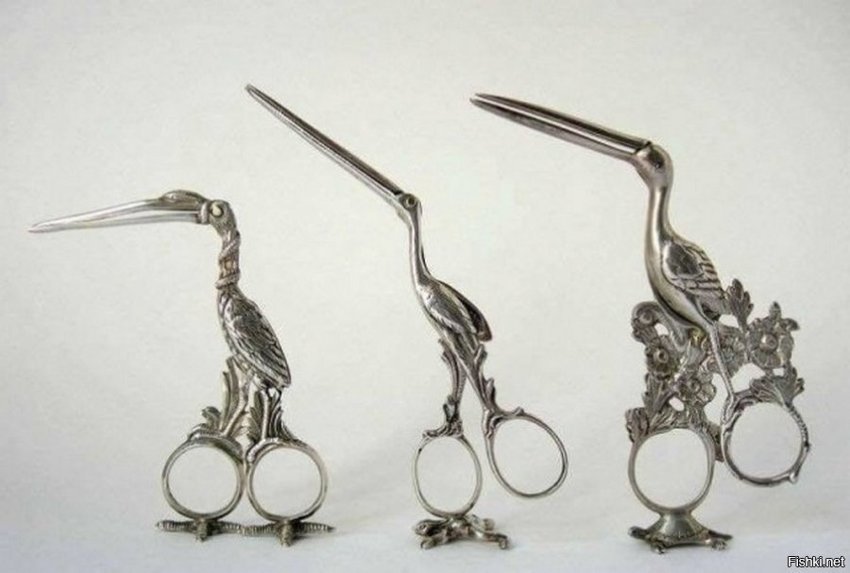 Ножницы для перерезания пуповины, середина XIX века