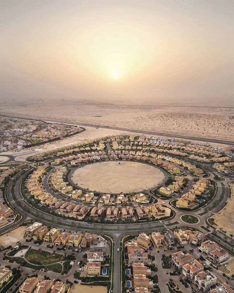 12. Городской закат в пустыне (Дубай, ОАЭ)