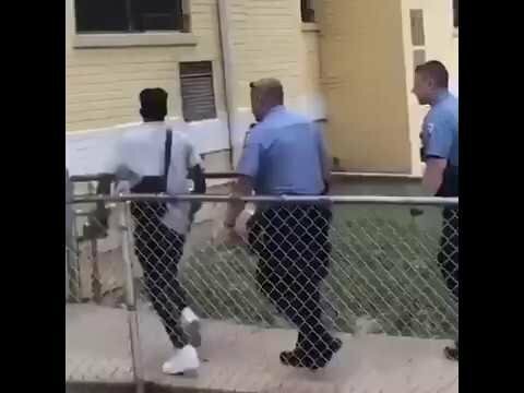 Чёрный Марио убегает от полиции 