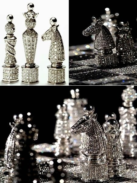 Бриллиантовые шахматы. 75.000 долларов