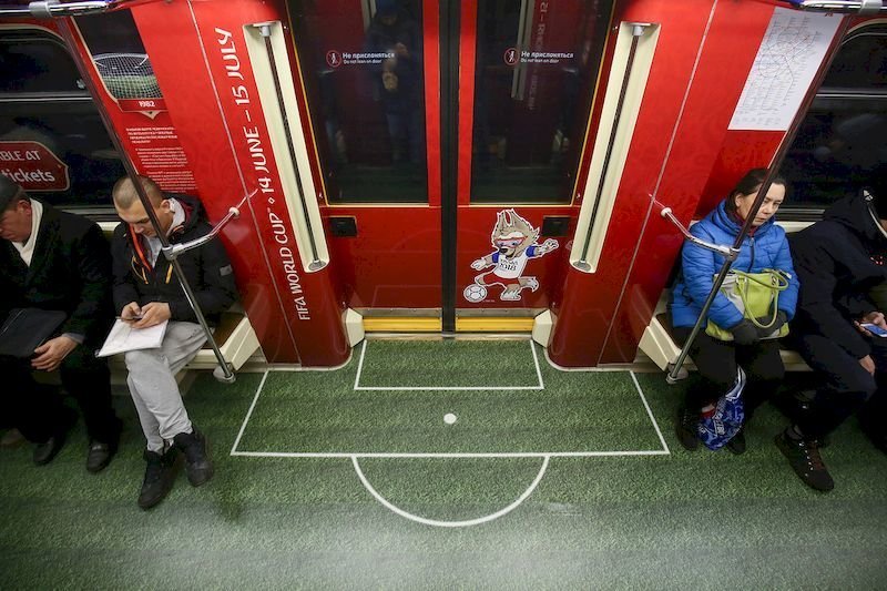 Пассажиры метро смогут в пути узнать счет матчей ЧМ-2018