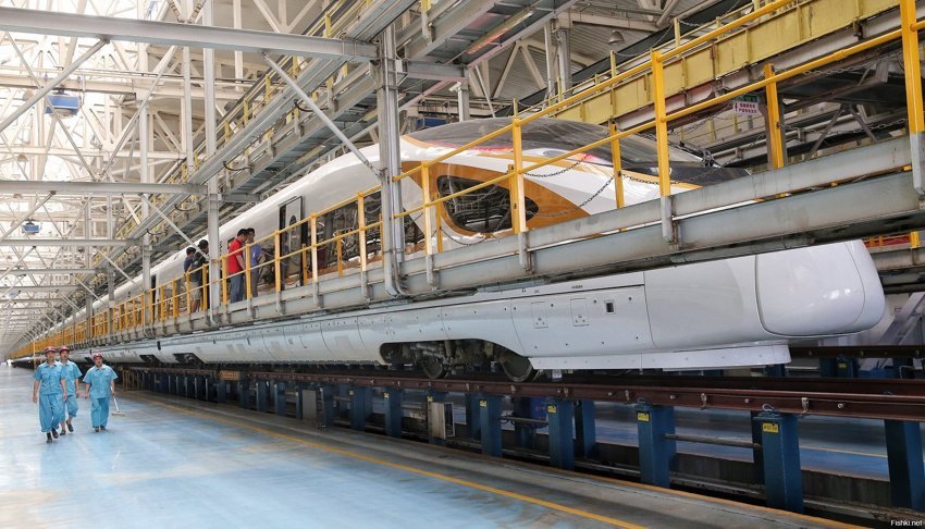 В Китае с 1 июля официально заработает самый длинный высокоскоростной поезд в...