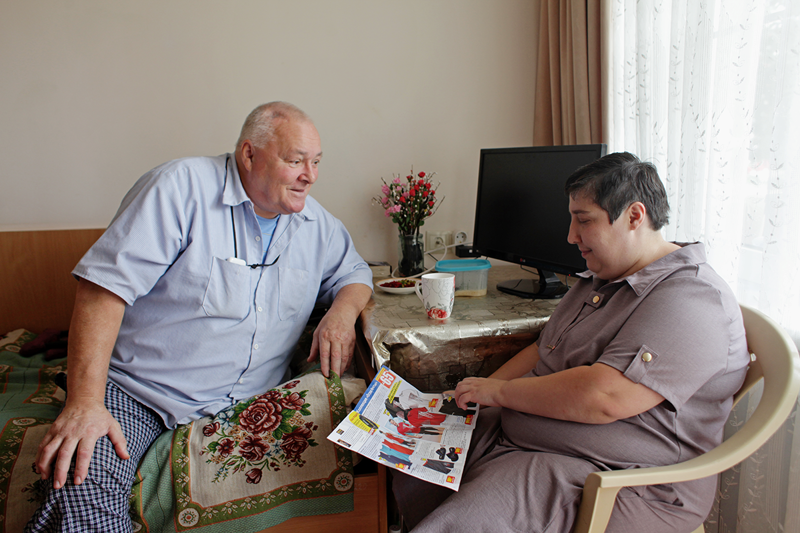 Они нашли друг друга в доме-интернате для престарелых и инвалидов