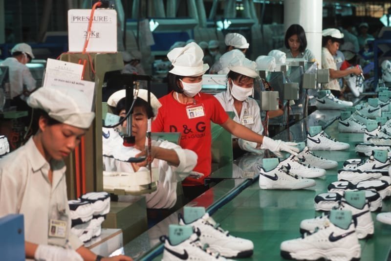 5. Производство кроссовок Nike в Хошимине, Вьетнам