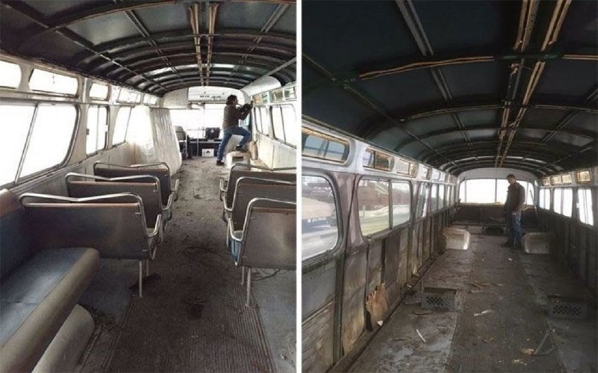 За три года девушка превратила старенький автобус в прекрасный дом на колесах от Katarina за 20 июня 2018