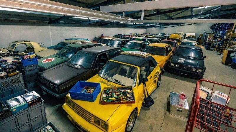 Самая большая частная коллекция Volkswagen Golf в мире