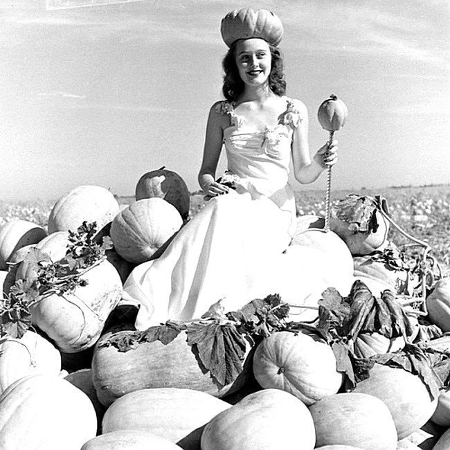 Принцесса Фестиваля Тыквы - около 1946.