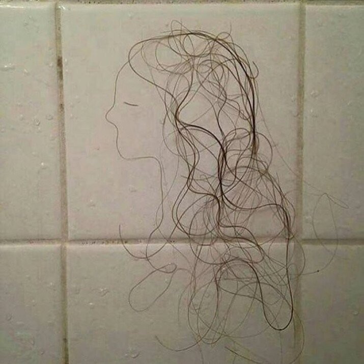 Ну, если уж образовался излишек волос в ванной