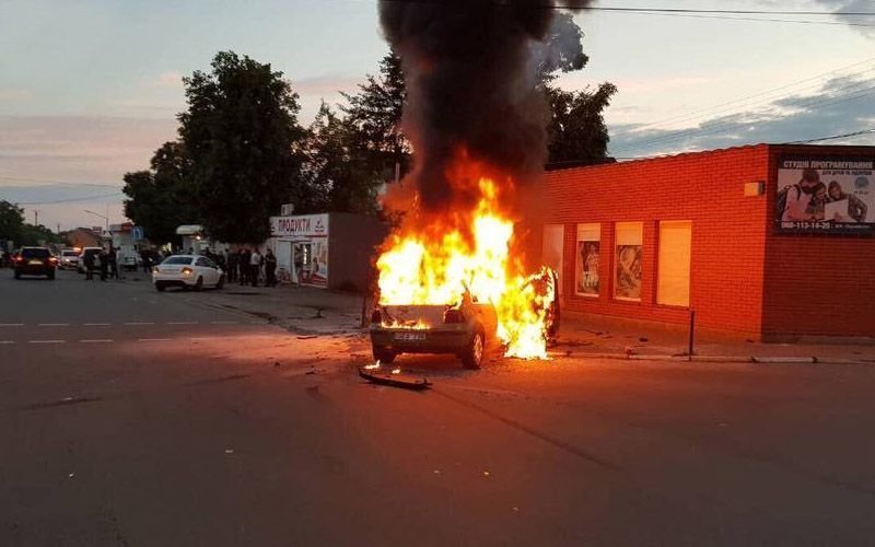 Авария дня. В ДТП с возгоранием пострадала беременная женщина