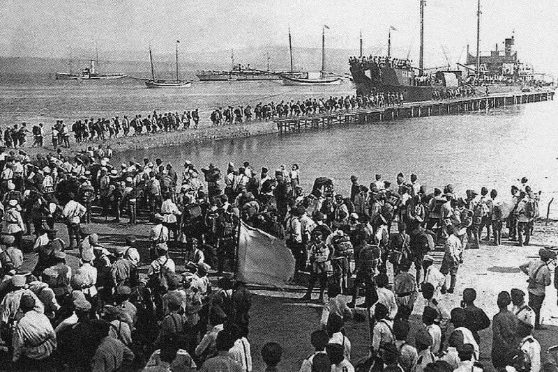 Эвакуация армии Врангеля из Севастополя, 1920 год