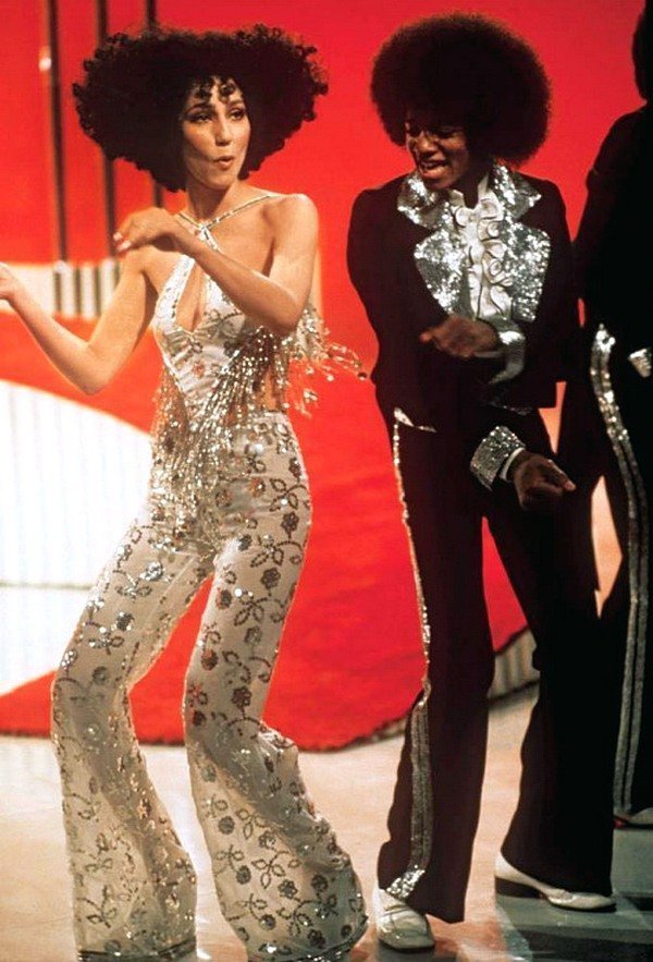 Шер и Майкл Джексон, 1974.