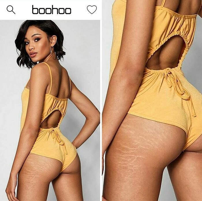 Новость о том, что Boohoo опубликовал фотографии моделей без фотошопа, быстро разлетелась по соцсетям