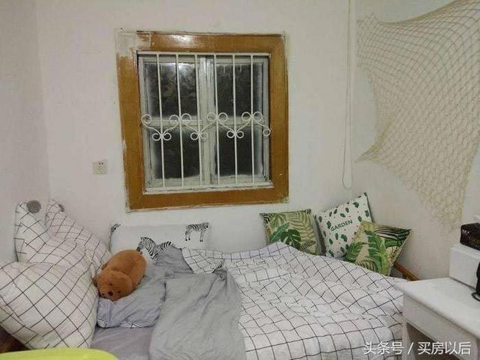 Китаянка также купила кровать немного уже, тем самым увеличив место в комнате